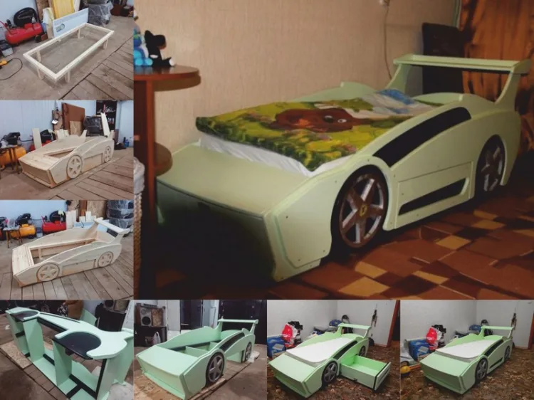 Детская кровать Феррари