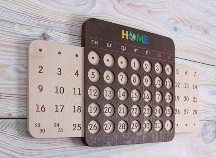 Вечный календарь HOME