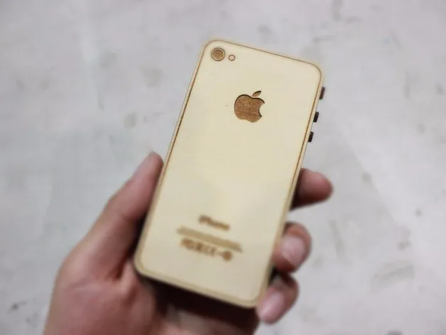 Макет iPhone с лазерной гравировкой