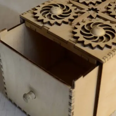 Шкатулка с кодовым замком коробка