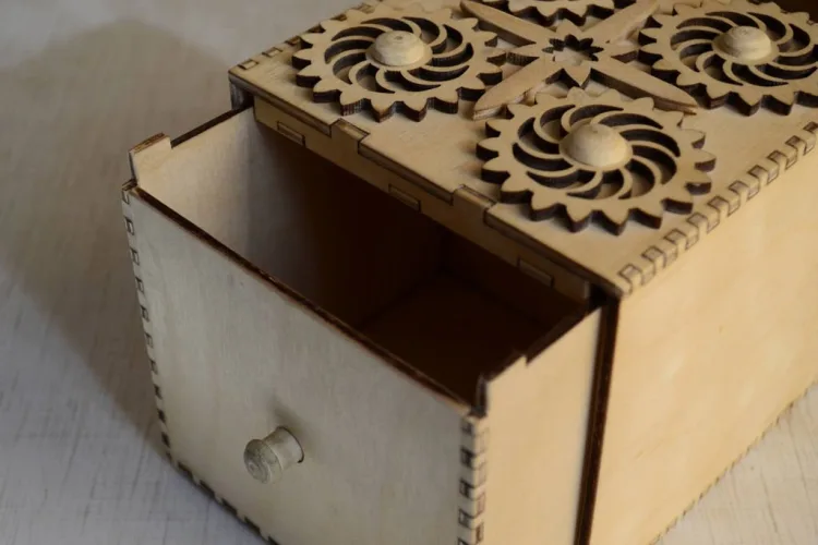 Шкатулка с кодовым замком коробка