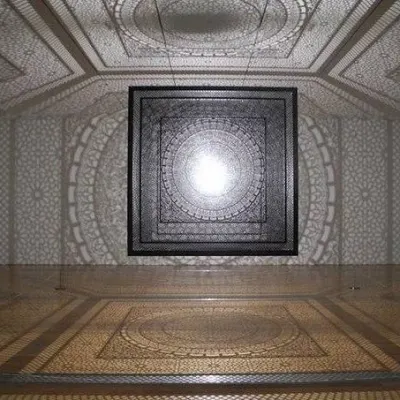 Лампа резная — прямоугольник