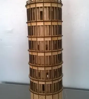 Пизанская башня 4 мм