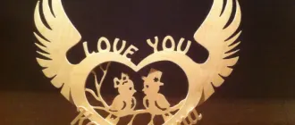 Валентинка love you