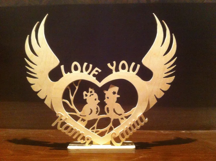 Валентинка love you