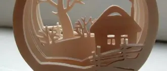 3D композиция круглая