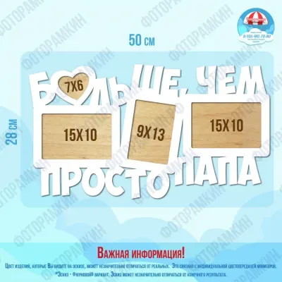 Фоторамки больше, чем просто папа