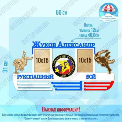 Медальница Жуков Александр рукопашный бой