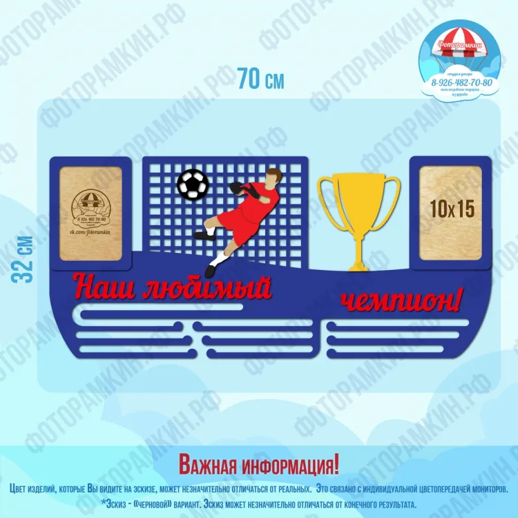 Медальница Наш любимый чемпион