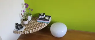 Угловая полка для кухни