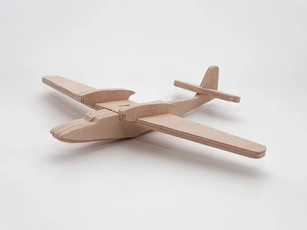 Самолетик Dornier Do-26: чертеж для ЧПУ-фрезеровки