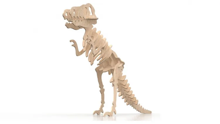 Пазл-динозавр: скелет тираннозавра T-Rex 6 мм, фото 2