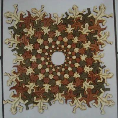 Мозаика из ящериц