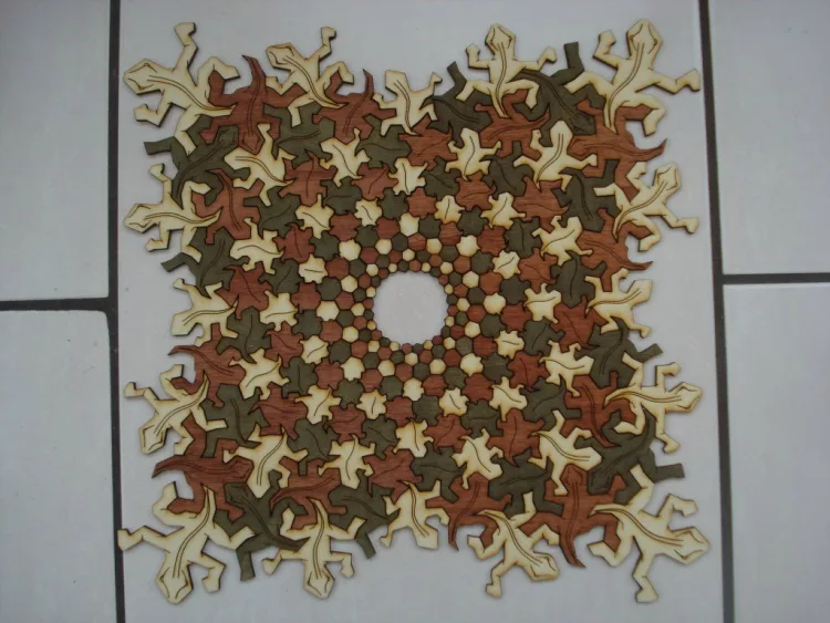 Мозаика из ящериц