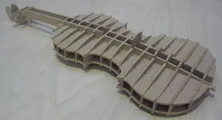 Модель скрипки 3д