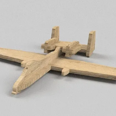 Модель самолета-штурмовика А-10