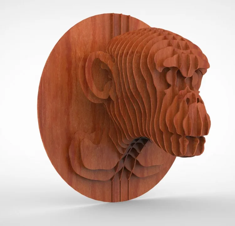 обезьяна 3D, фото 4