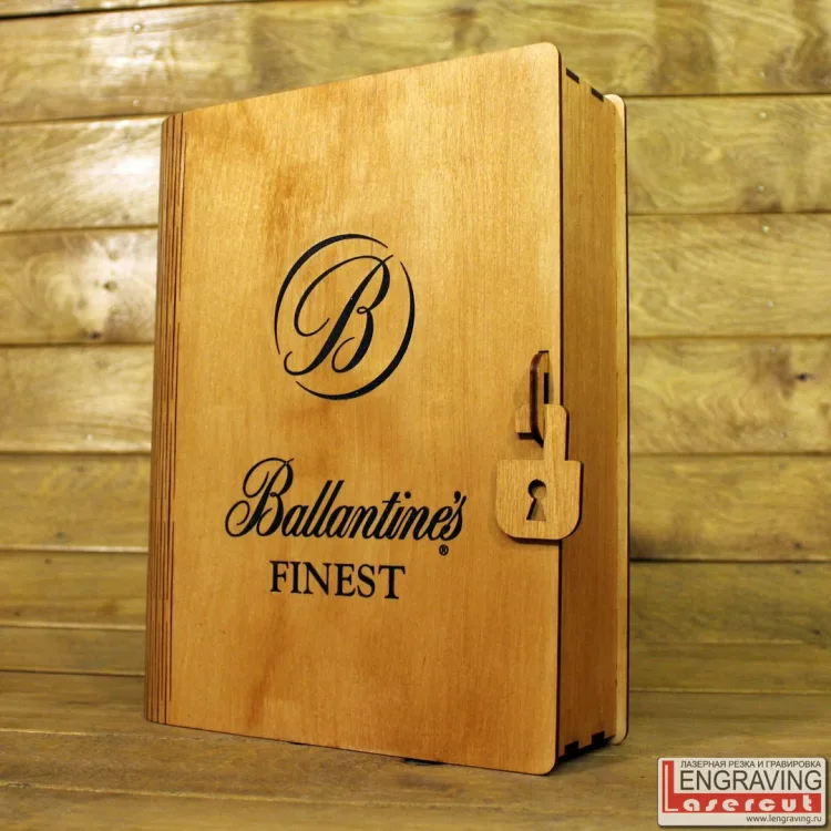 Мини бар из дерева: корпус-книга Ballantine’s