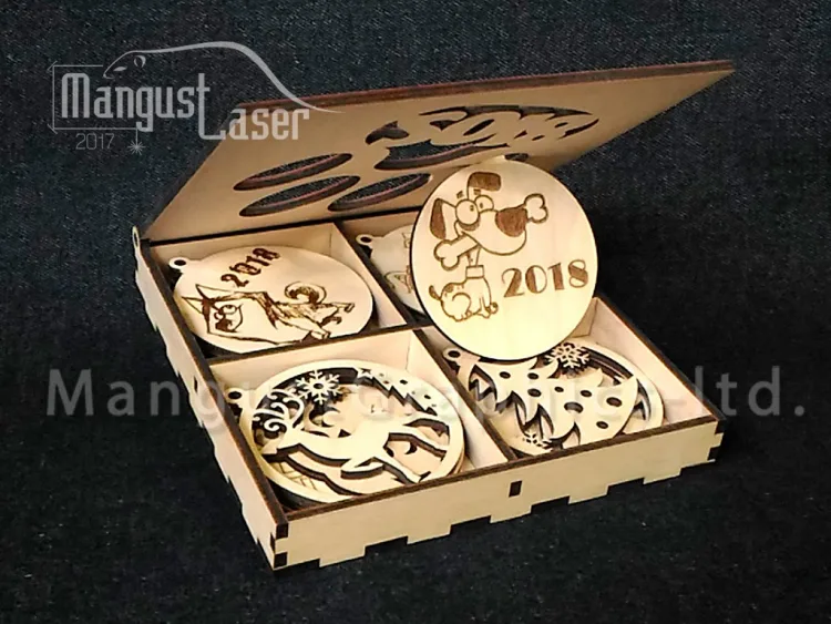 Коробочка под игрушки на елку и игрушка, фото 3