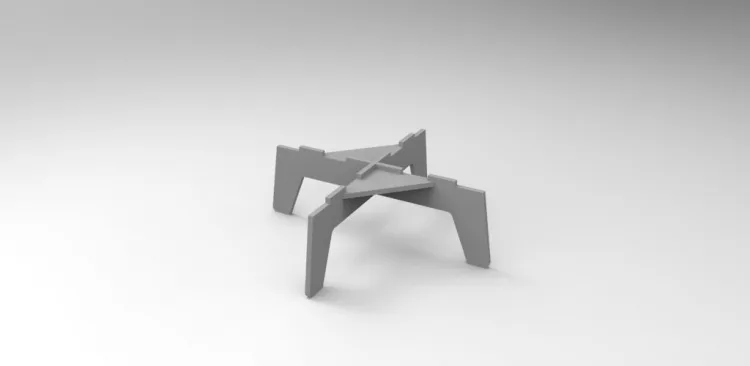 Столик 750x750x350