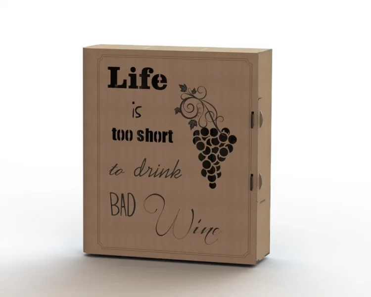 Коробка для бутылки вина life