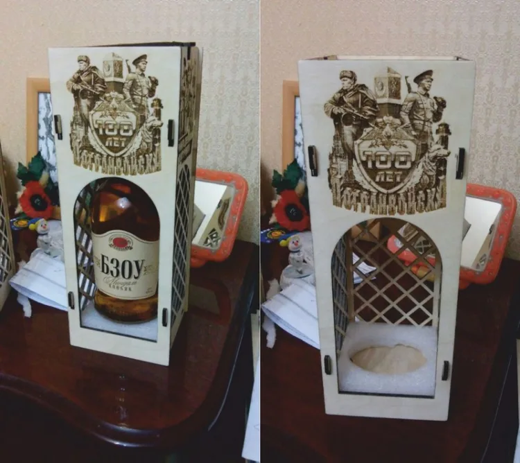 Коробка для бутылки вина 7