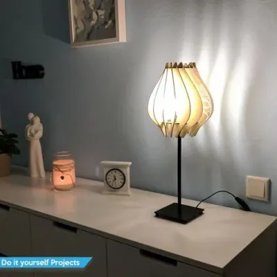 laser cutted lamp