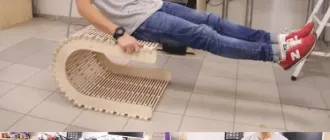 Стул гибкая фанера