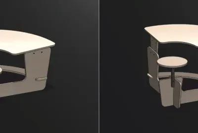 Растущая парта со стулом