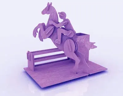 Мини карандашница Конный спорт