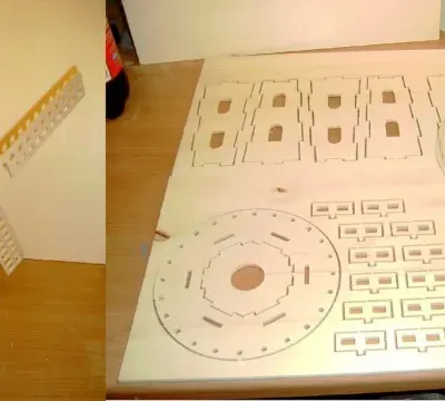Чертеж мельницы из фанеры