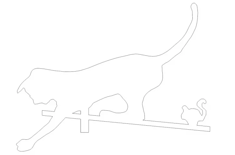 Флюгер «Кот»