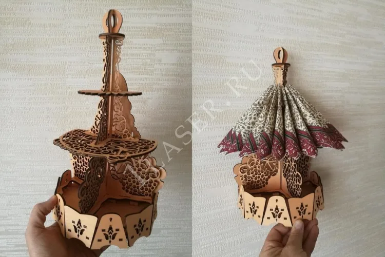 Ажурная салфетница