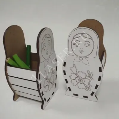 Карандашница Матрешка
