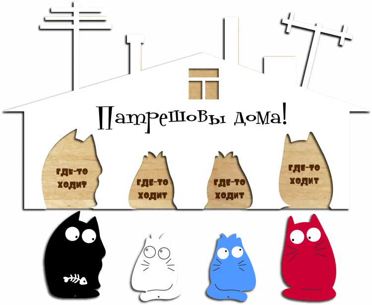 Ключница Котики