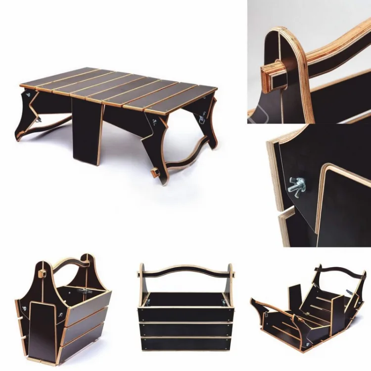 Корзинка-столик для пикника трансформер