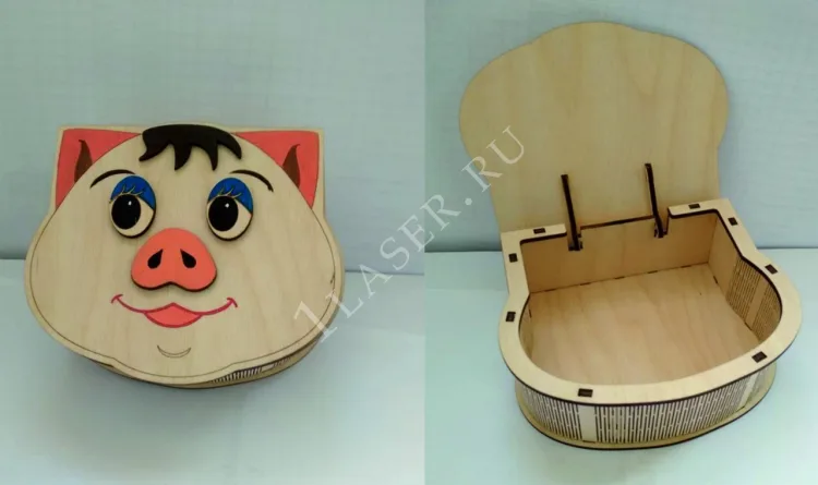 Коробка Свинка