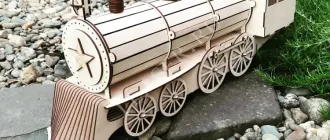Локомотив под бутылку