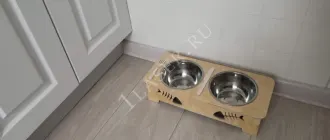 Макет подставки под миски