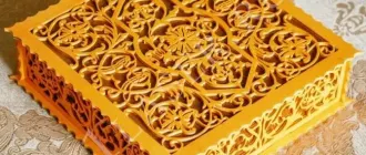 Макет шкатулочки резной