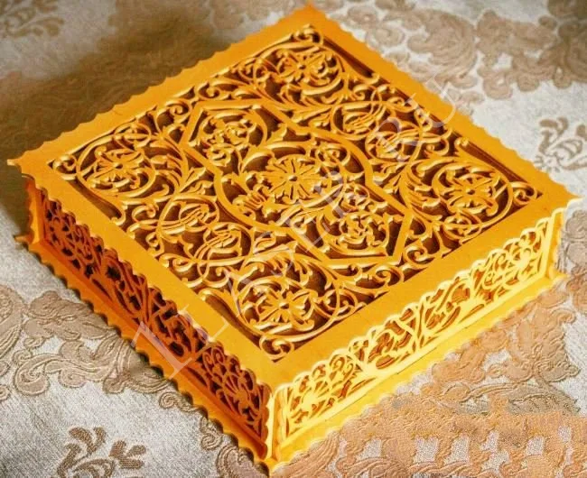 Макет шкатулочки резной