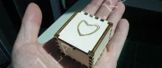 Маленькая коробочка макет