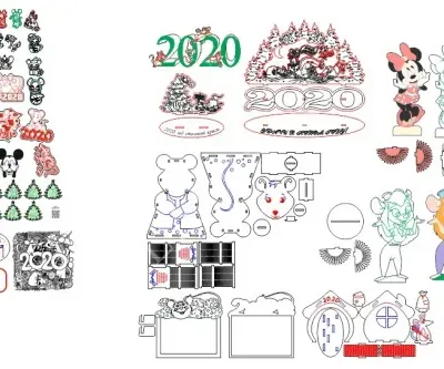 Набор с мышами на 2020 год