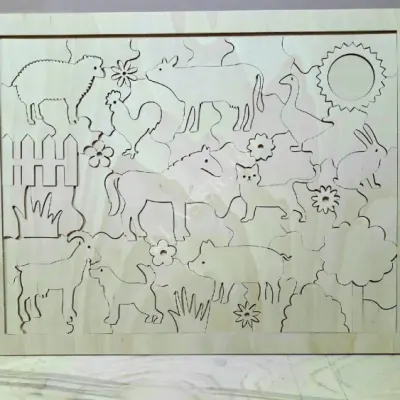 Пазл Зверюшки