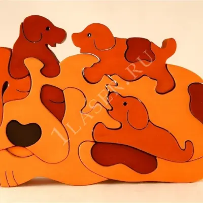 Пазл Собачки