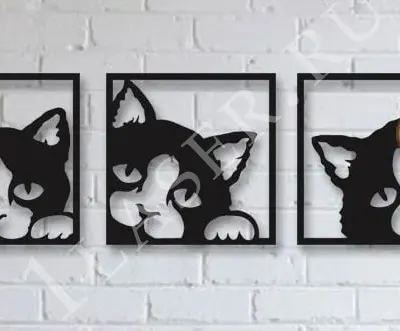 Панно Котики