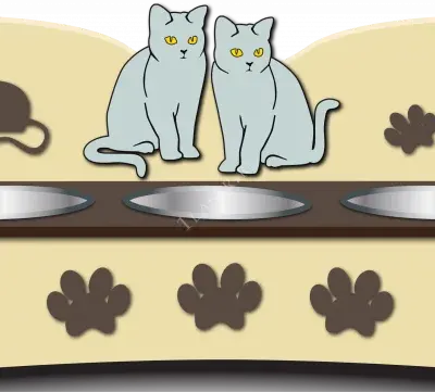 Подставка с котятами
