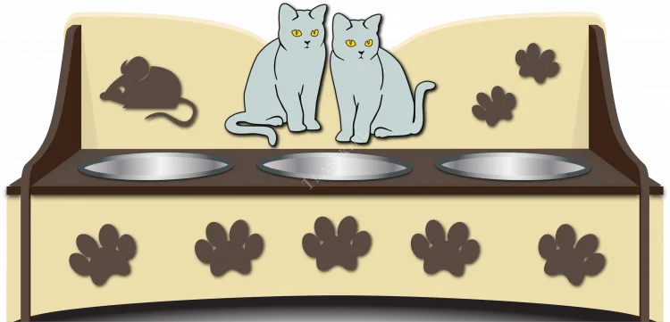 Подставка с котятами