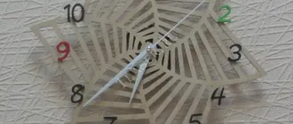 Часы треугольники