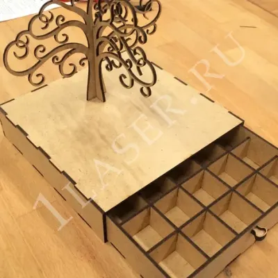Шкатулка для украшений макет